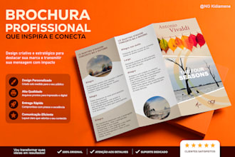 design moderno de brochuras, flyers e folders