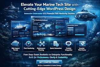 build custom wordpress showcase portal website design with specialize features