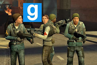 make high quality gmod playermodel, sfm, l4d2, tf2, cs2, mmd, vrchat 3d model
