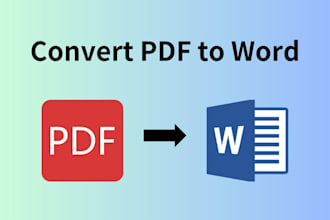 convert PDF to word