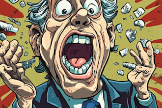 create digital political cartoon for political cartoon