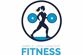 create luxury gym and fitness logo design