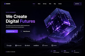 build an interactive 3d website for you