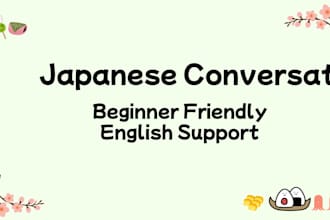 be your japanese conversation partner for speaking practice