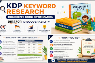 optimize childrens book keywords and categories for ebooks