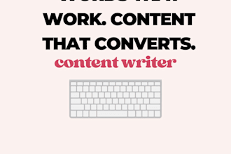 write professional website content and product descriptions
