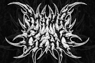 design legendary heavy metal logo artwork