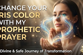 change the color of your iris with my prophetic prayer