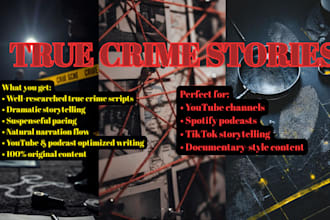 write true crime stories for you