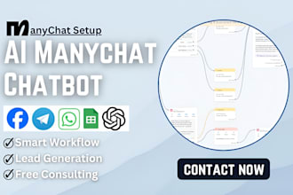 create a manychat chatbot automation for your social media