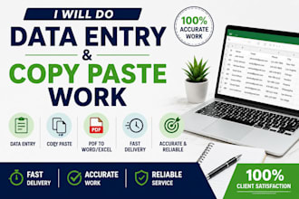 do fast typing,copy paste and simple data entry work