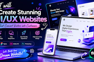 design a modern mobile app UI UX for android and ios