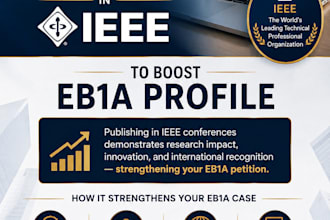 write and publish conference paper in ieee to boost eb1a profile