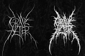 design professional extreme music band logo