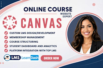 design an engaging, accessible online course on canvas lms