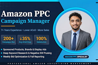be your amazon PPC campaign consultant, amazon fba ads VA