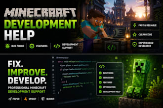 help you with minecraft development