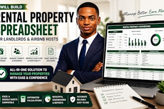 build a rental property spreadsheet for landlords and airbnb hosts