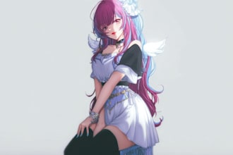 create anime fan art with cinematic anime effects