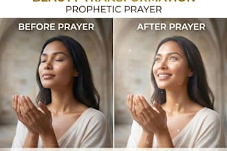 do a prophetic prayer for your beauty transformation