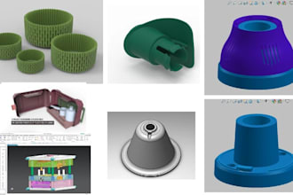 design injection mold, plastic and silicon mold cad for manufacturing