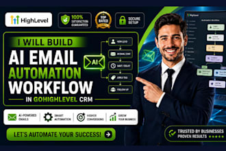 build ai email automation workflow in gohighlevel CRM