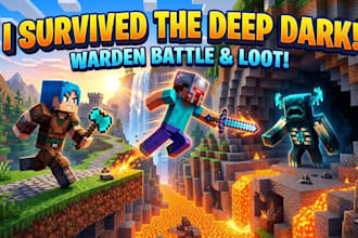 create eye catching minecraft youtube thumbnails