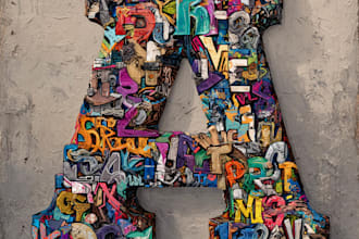 make professional graffiti logo and urban style art