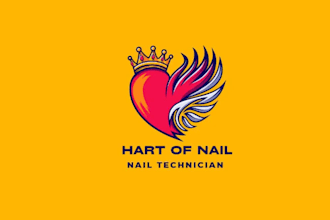 design luxurious ideal nail technician logo