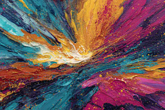 create professional abstract wall art and canvas design