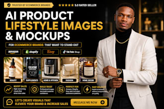 create ai product lifestyle images and mockups for ecommerce brands amazon