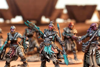 paint your miniatures to highest tabletop or display