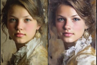 design beautiful handmade oil painting for wall art