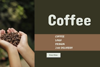 design modern coffee shop logo and branding