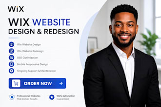 build professional wix website design,wix website redesign, wix setup deisgn