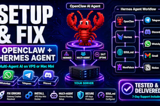 setup openclaw hermes agent open claw install multi agent mac mini vps expert
