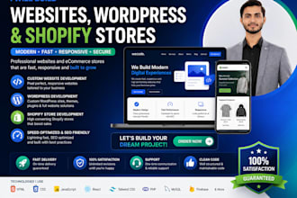 develop a responsive websites business stores portfolios