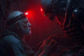 do sci fi horror and fantasy scene concept art illustrations