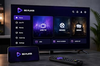 rebrand ibo player app for android and smart TV with admin panel ibo player pro