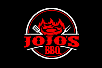 make BBQ restaurant logo for meat lovers in japan