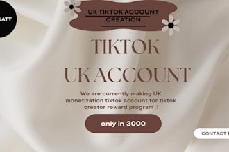 create uk tiktok account