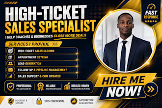 sales closer b2b sales lead generation sales representatives spokesperson