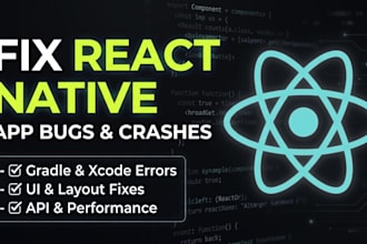 fix react native cli build errors, API issues, and mobile app bugs