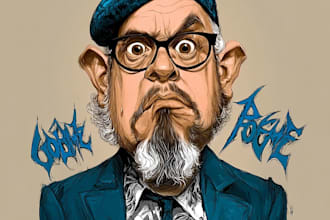 draw anime portraits and creative caricatures