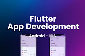 develop custom android and ios mobile apps using flutter