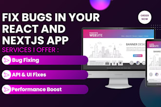 fix bugs in your react or nextjs app