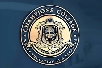 make an educational logo for your school, collage and university