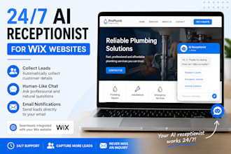 build an ai receptionist chatbot for your wix website