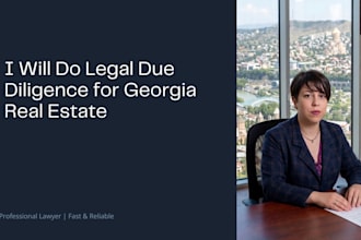 do legal due diligence for georgia real estate