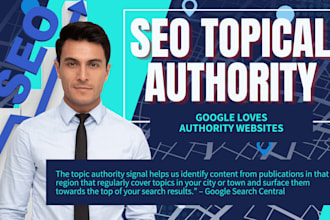 build topical authority with 50 semantic SEO articles